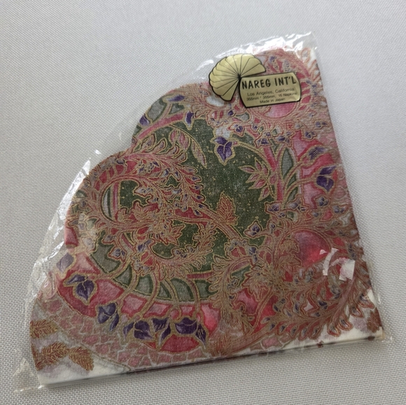 Fan Shaped Paper Napkins - Set Of 3 Pkgs - Picture 2 of 5